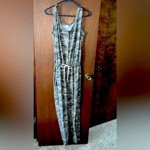 Boutique camo jumpsuit. Worn once! Like new!